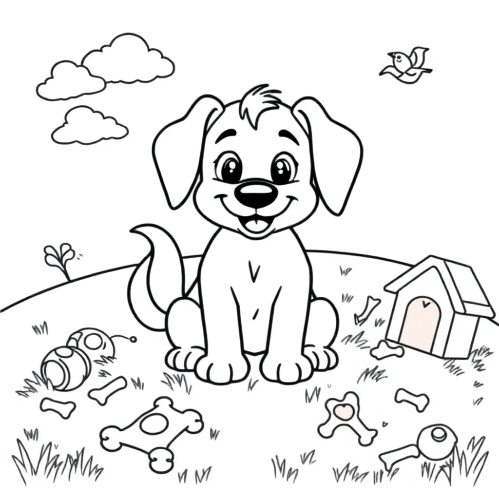Bobby De Hond coloring page for children