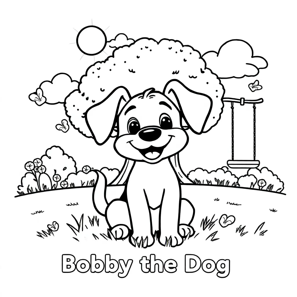 Bobby De Hond coloring page for children