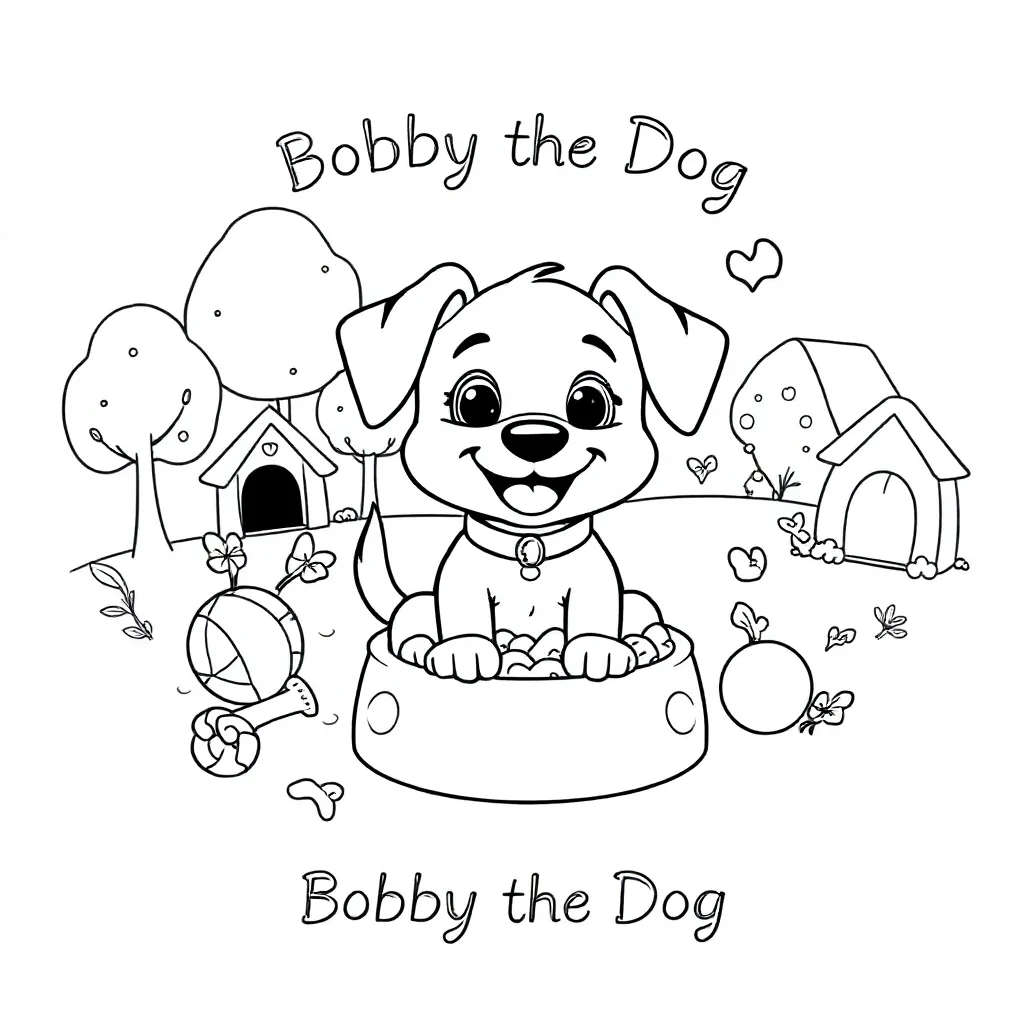 Bobby De Hond coloring page for children
