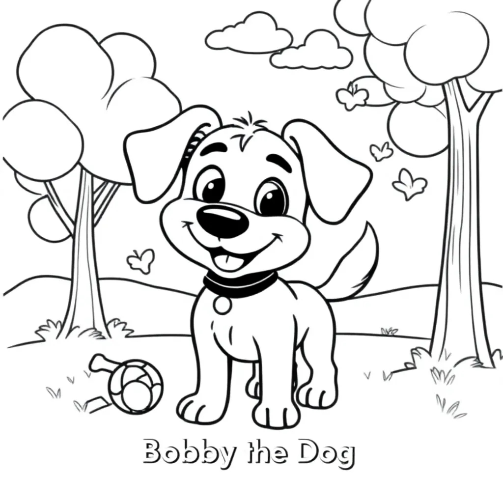 Bobby De Hond coloring page for children