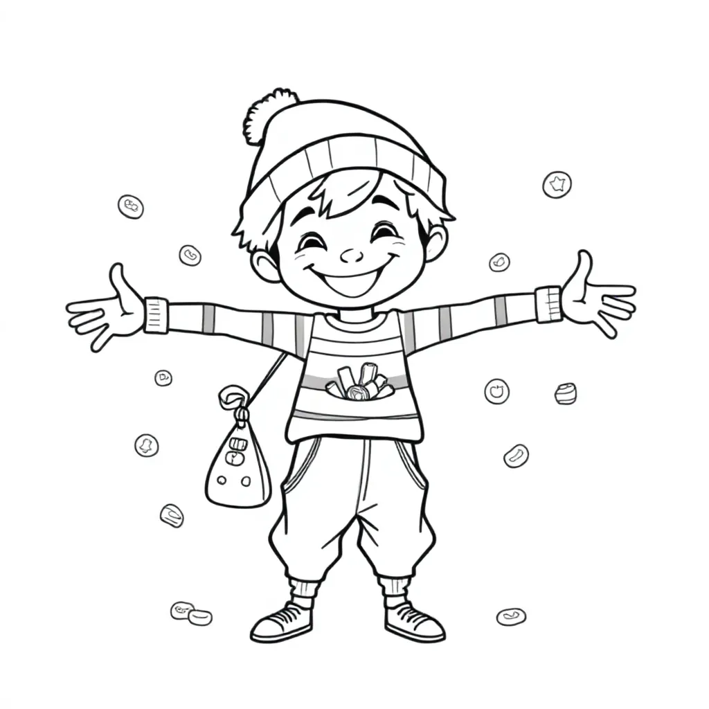 boef kleurplaat voor kinderen