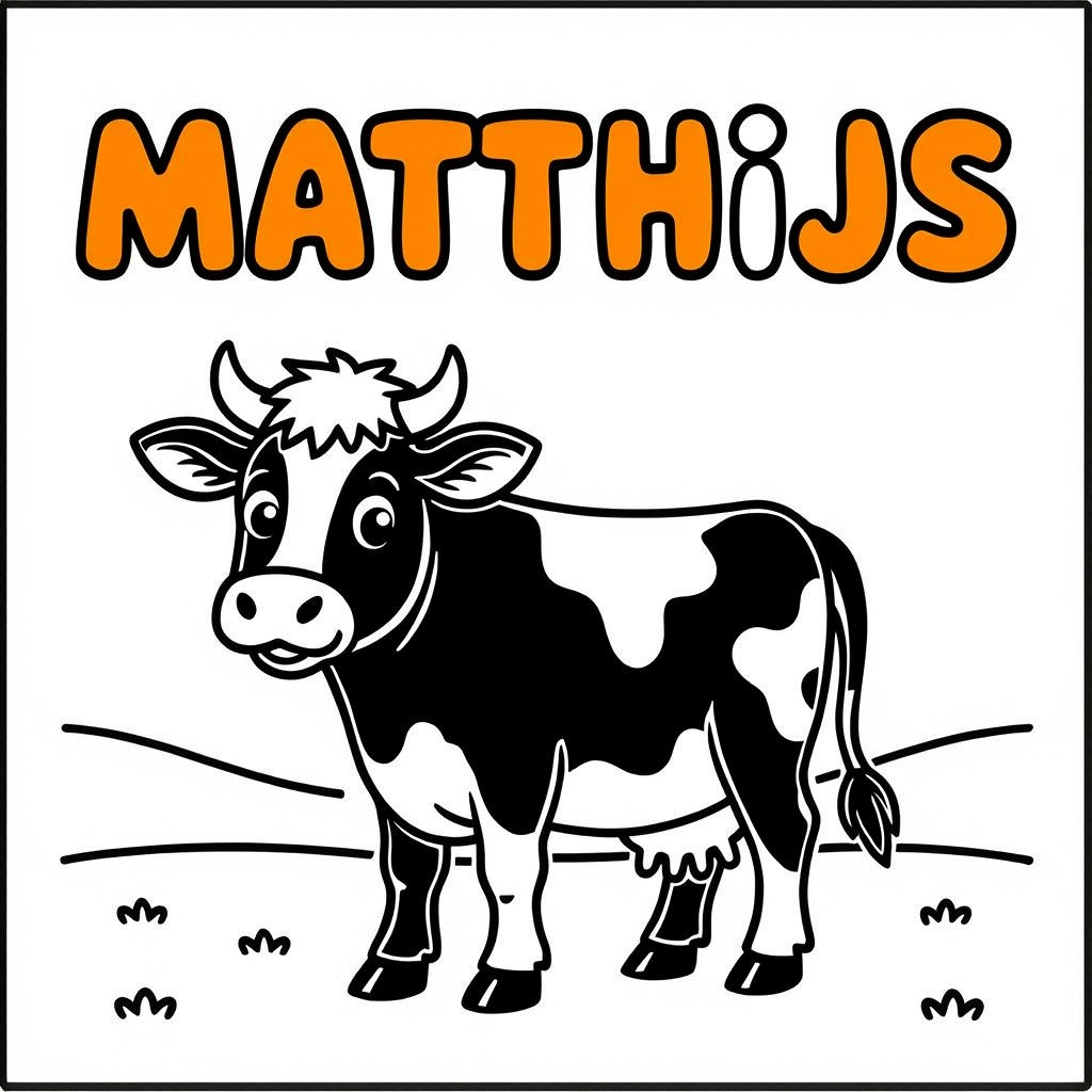 boerderij coloring page for children