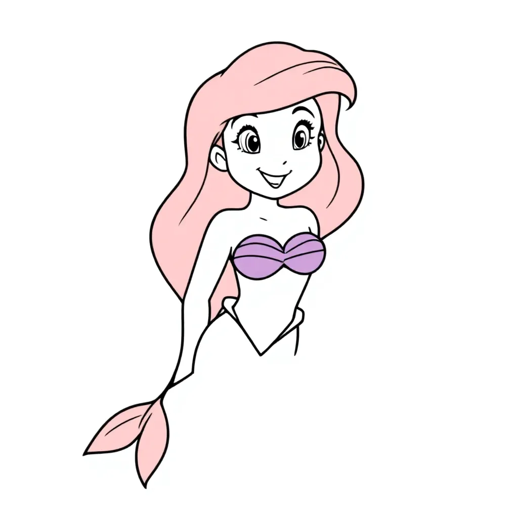 botje van ariel kleurplaat voor kinderen