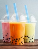 Bubble Tea coloring page for children
