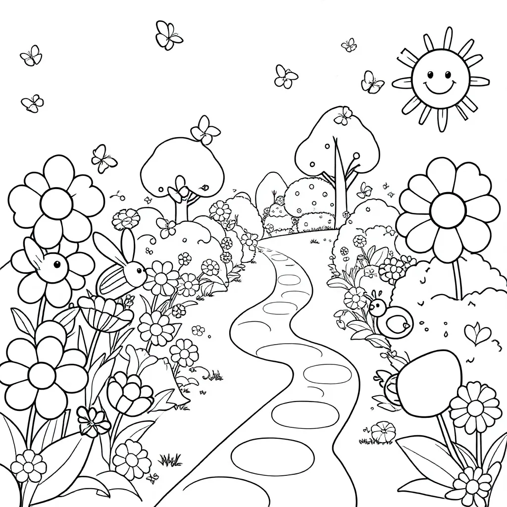 Feuille de coloriage pour enfants