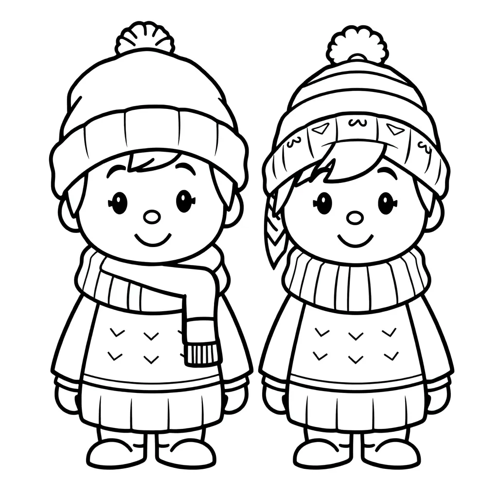 Plantilla para colorear Buurman y Buurman