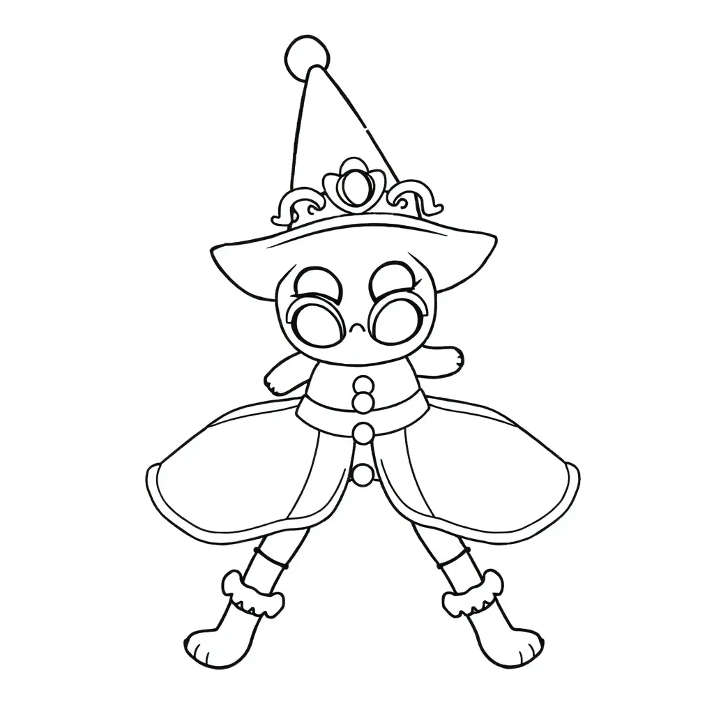 Carnaval Feest Kostuum Vrolijk Kinderen coloring page for children