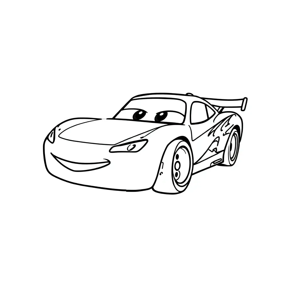 Cars Voertuigen Tekenen Kinderen Creatief coloring page for children