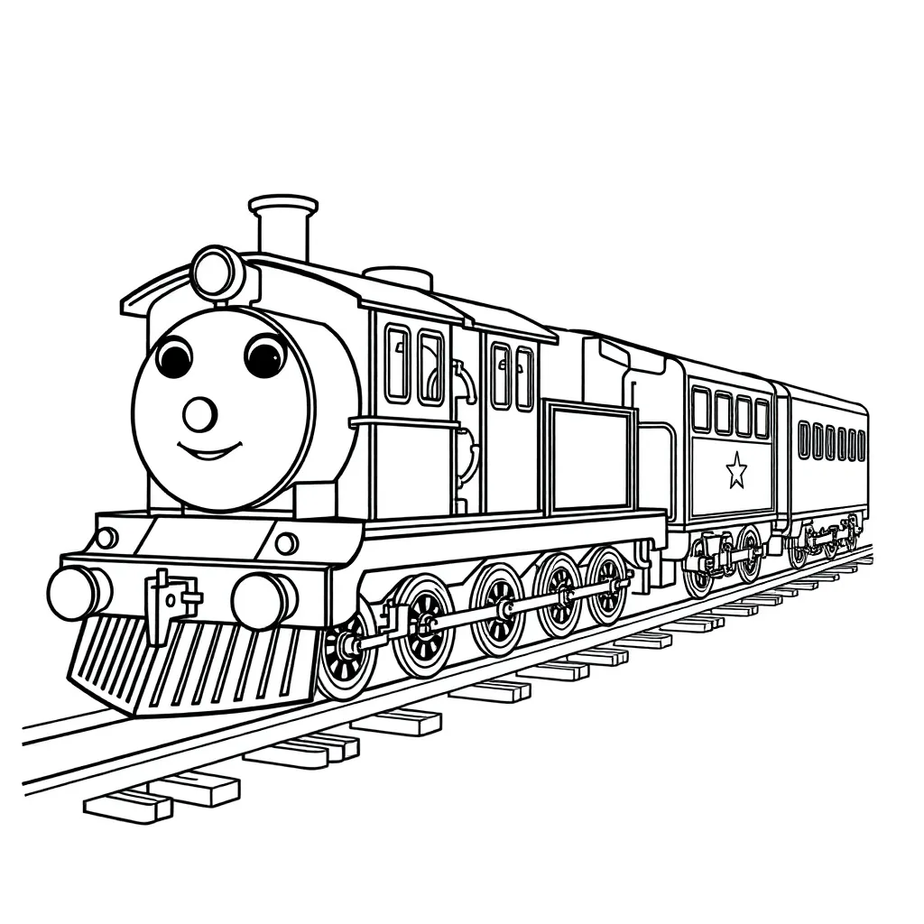 Chuggington Trein Avontuur Kinderen Creatief coloring page for children