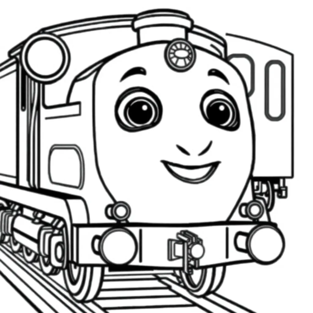 Chuggington Trein Avontuur Kinderen Creatief coloring page for children