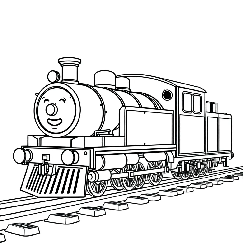 Chuggington Trein Kindertekening Avontuur Vrolijk coloring page for children