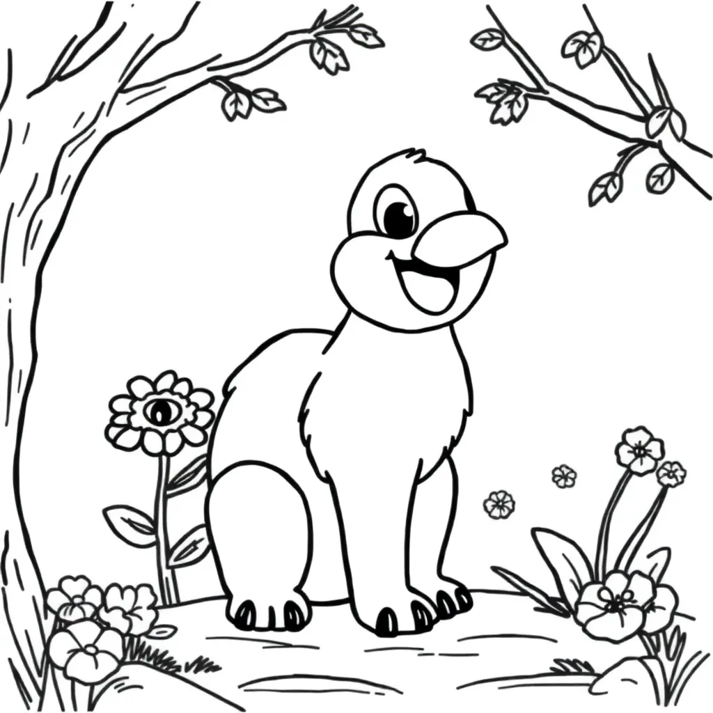 Cijfer Educatief Leren Getallen Basis coloring page for children