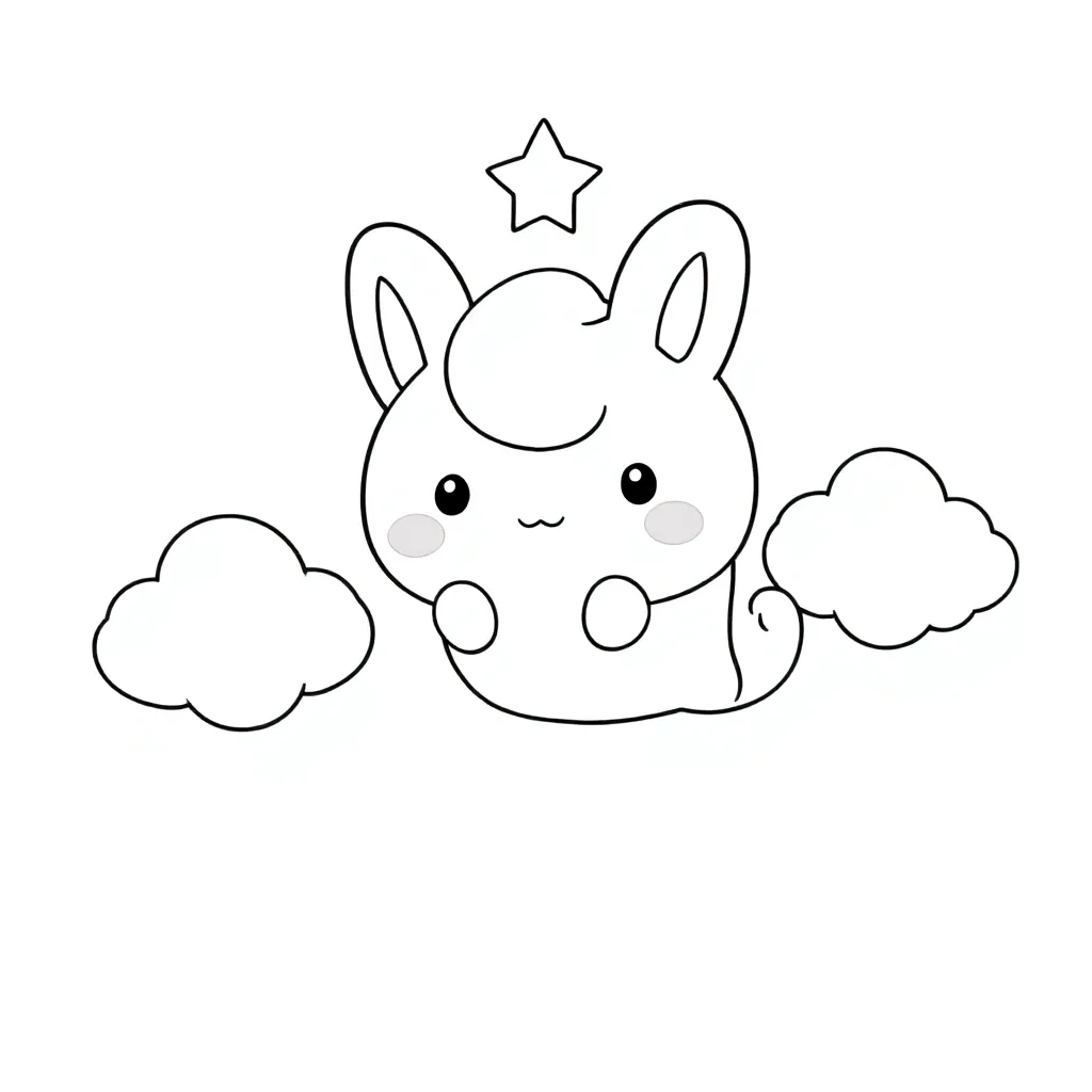 Cinameroll coloring page for children
