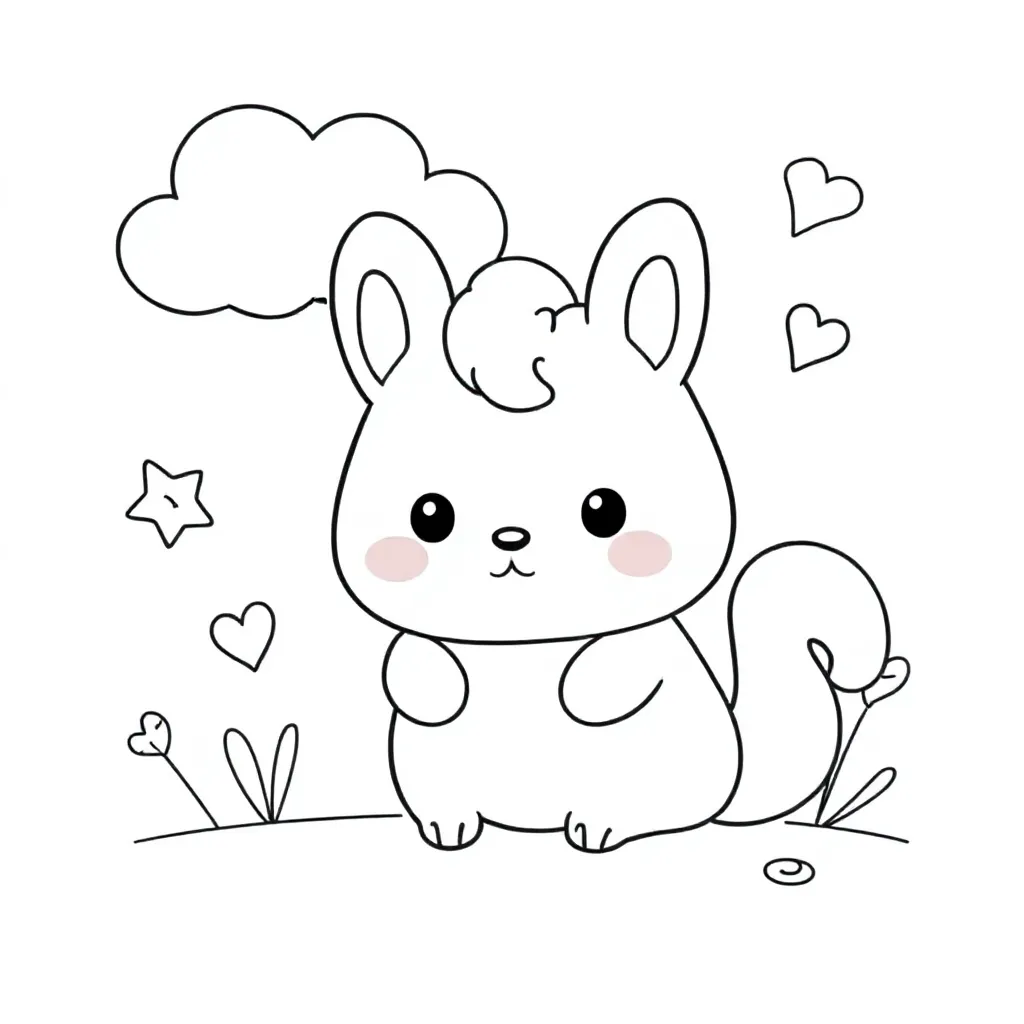 Cinameroll coloring page for children