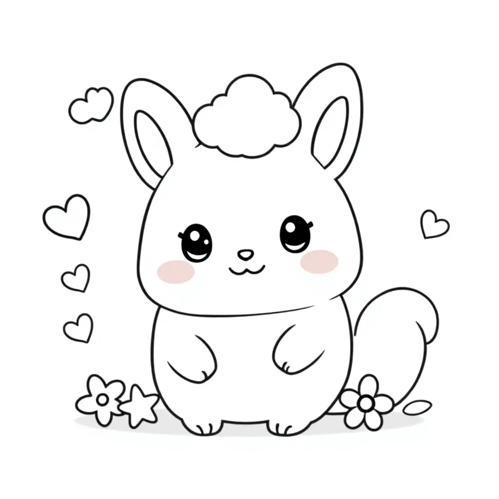 Cinameroll coloring page for children