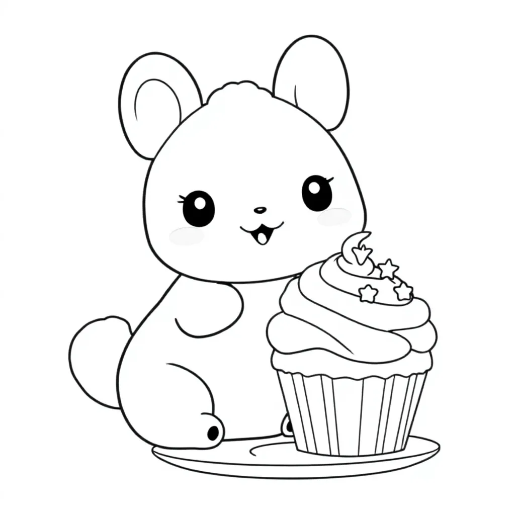 Cinnameroll coloring page for children