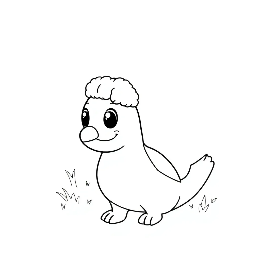 Daar Zijn Ze Weer coloring page for children