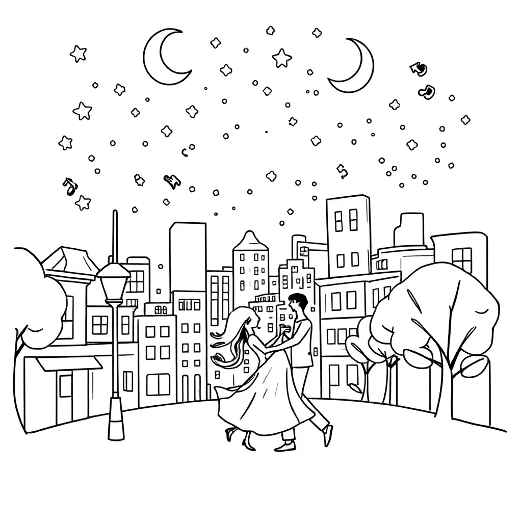 De Cover Van Het Liedje Apt Van Bruno Mars En Rose coloring page for children