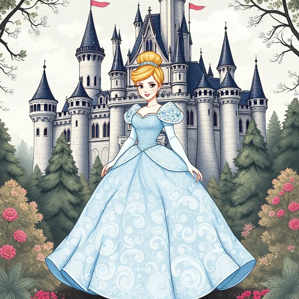 Disney kleurplaat voor kinderen