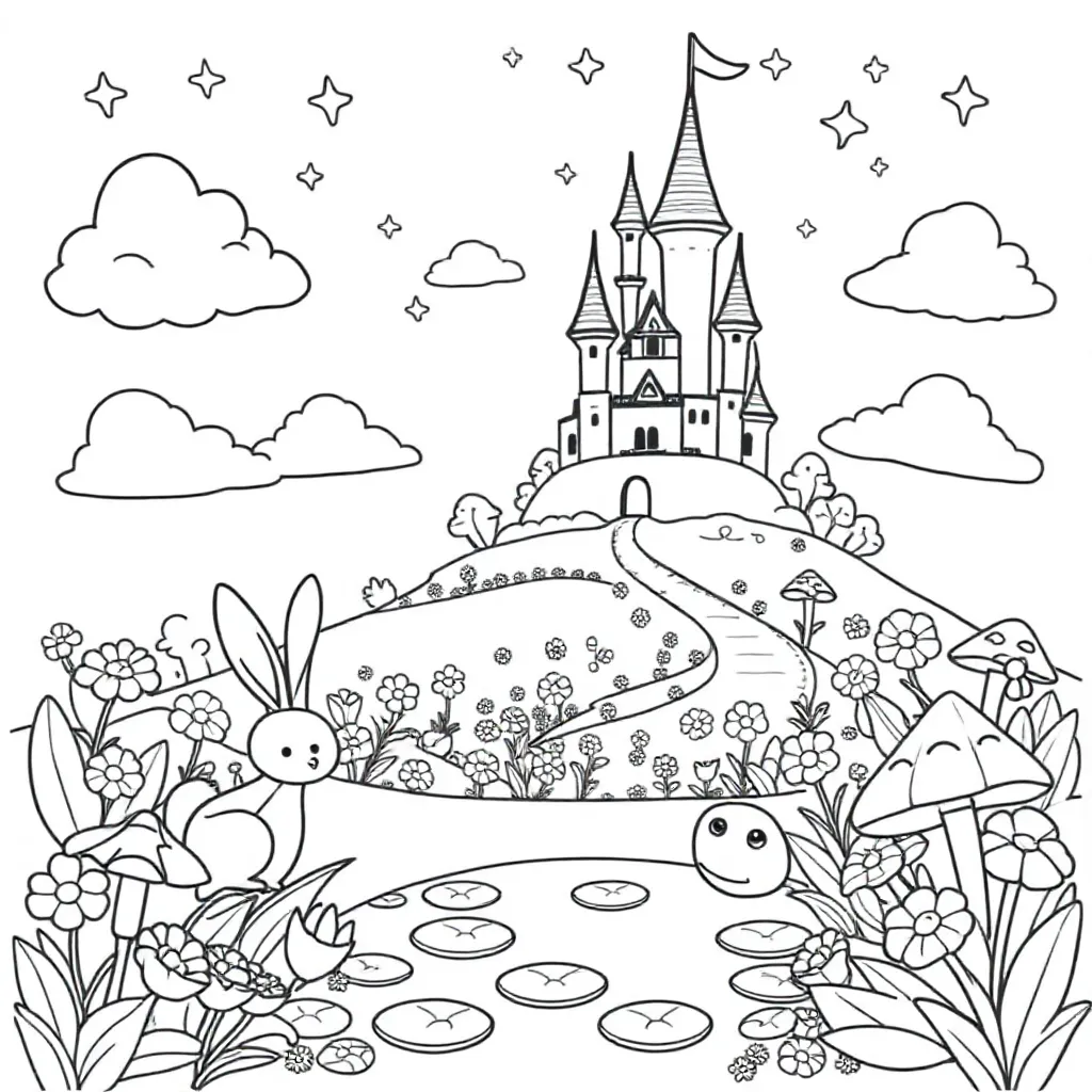 Disney coloring page for children