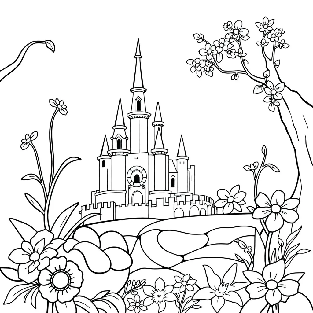 Disney Prinses Sprookjes Creatief Tekenen coloring page for children