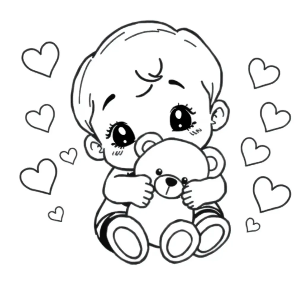 Plantilla para colorear para niños