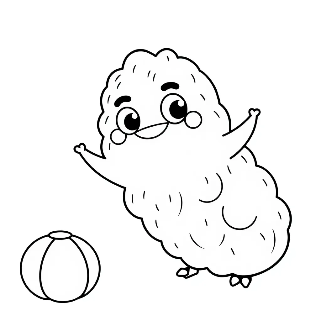 Dum Mee Mee coloring page for children