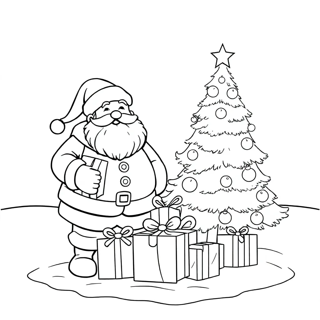 Een kerstkleurplaat met de naam 'Djim' erin kleurplaat voor kinderen