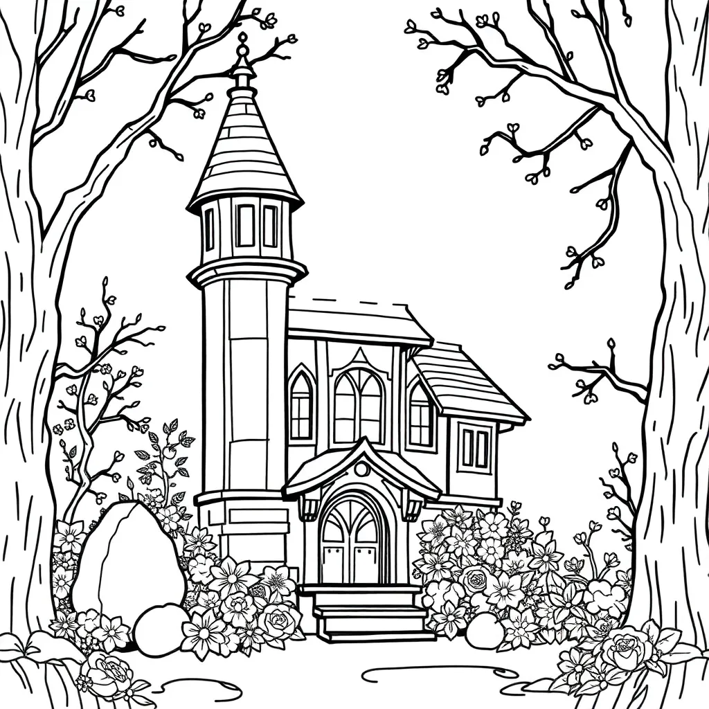Efteling Sprookjes Fantasie Attracties Avontuur coloring page for children
