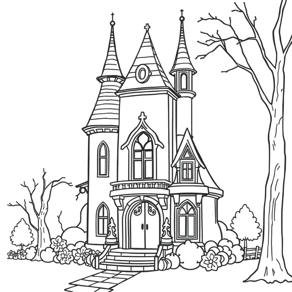 Efteling Sprookjes Fantasie Attracties Avontuur coloring page for children
