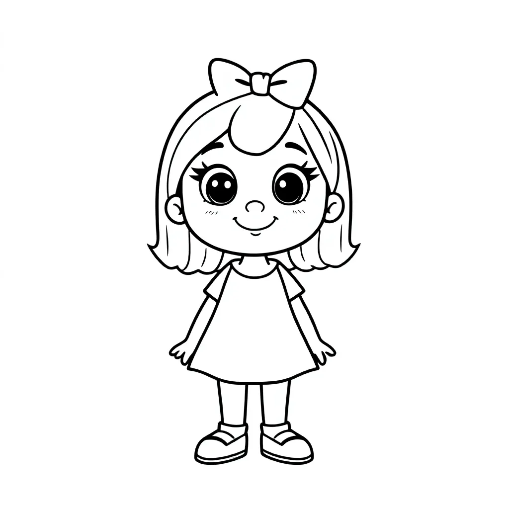 Emily Naam coloring page for children