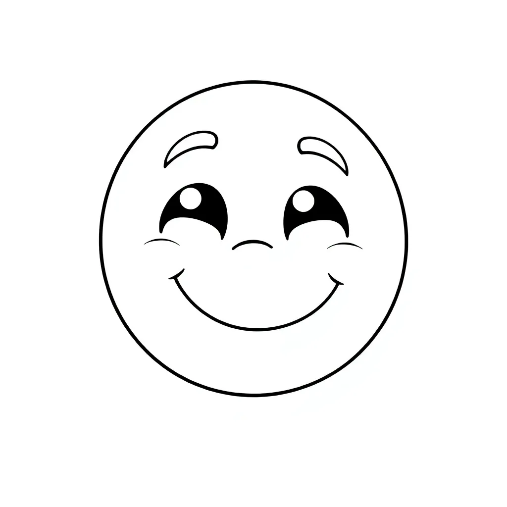 Emoji Emoties Tekens Grappig Creatief coloring page for children