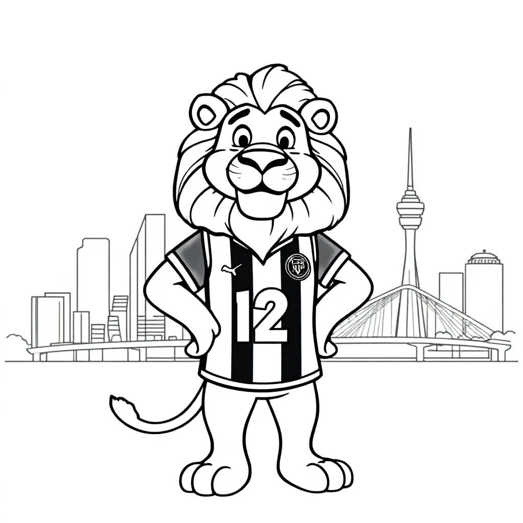 Feyenoord coloring page for children