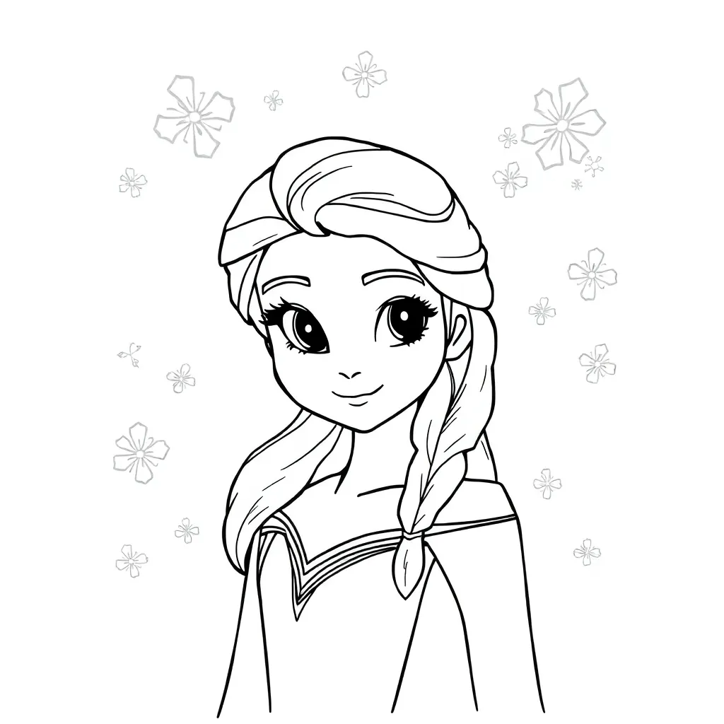 Frozen Disney Prinses Avontuur Magisch coloring page for children