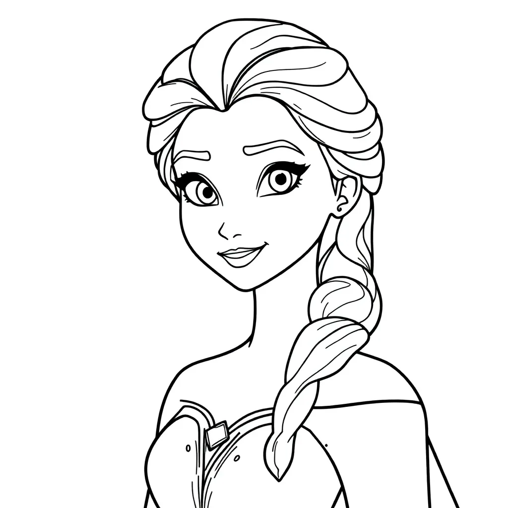 Frozen Wintersprookje Disney Personages Rendier coloring page for children