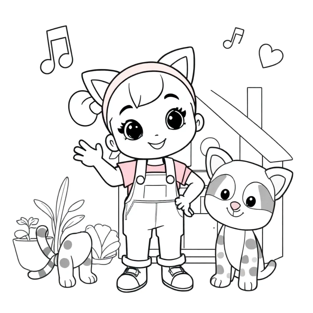 Gabby coloring page for children