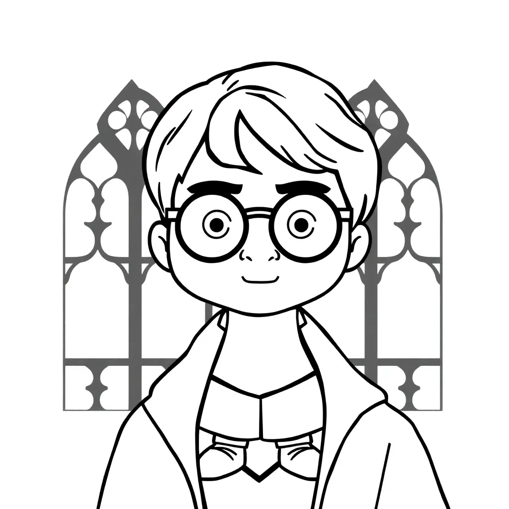 Harry Potter Tovenaars Zwerkbal Magisch Fantasie coloring page for children