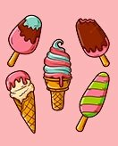 Helado coloring page for children