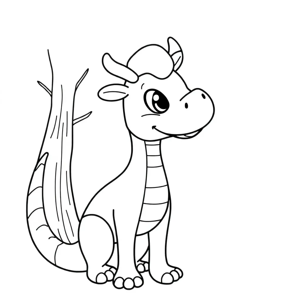 Hoe Tem Je Een Draak Avontuur Fantasie coloring page for children