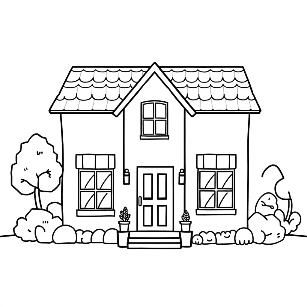 Plantilla para colorear para niños