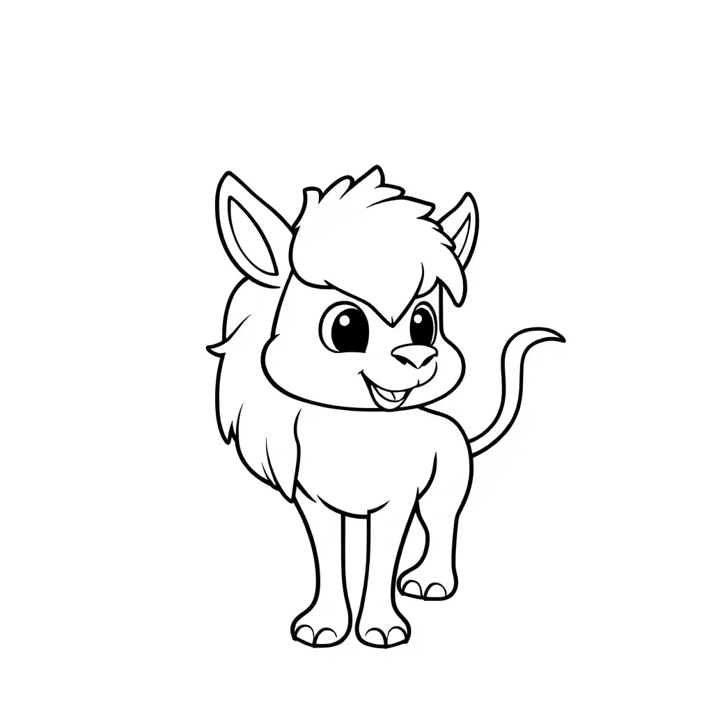 Hond Huisdier Trouw Schattig Tekening coloring page for children