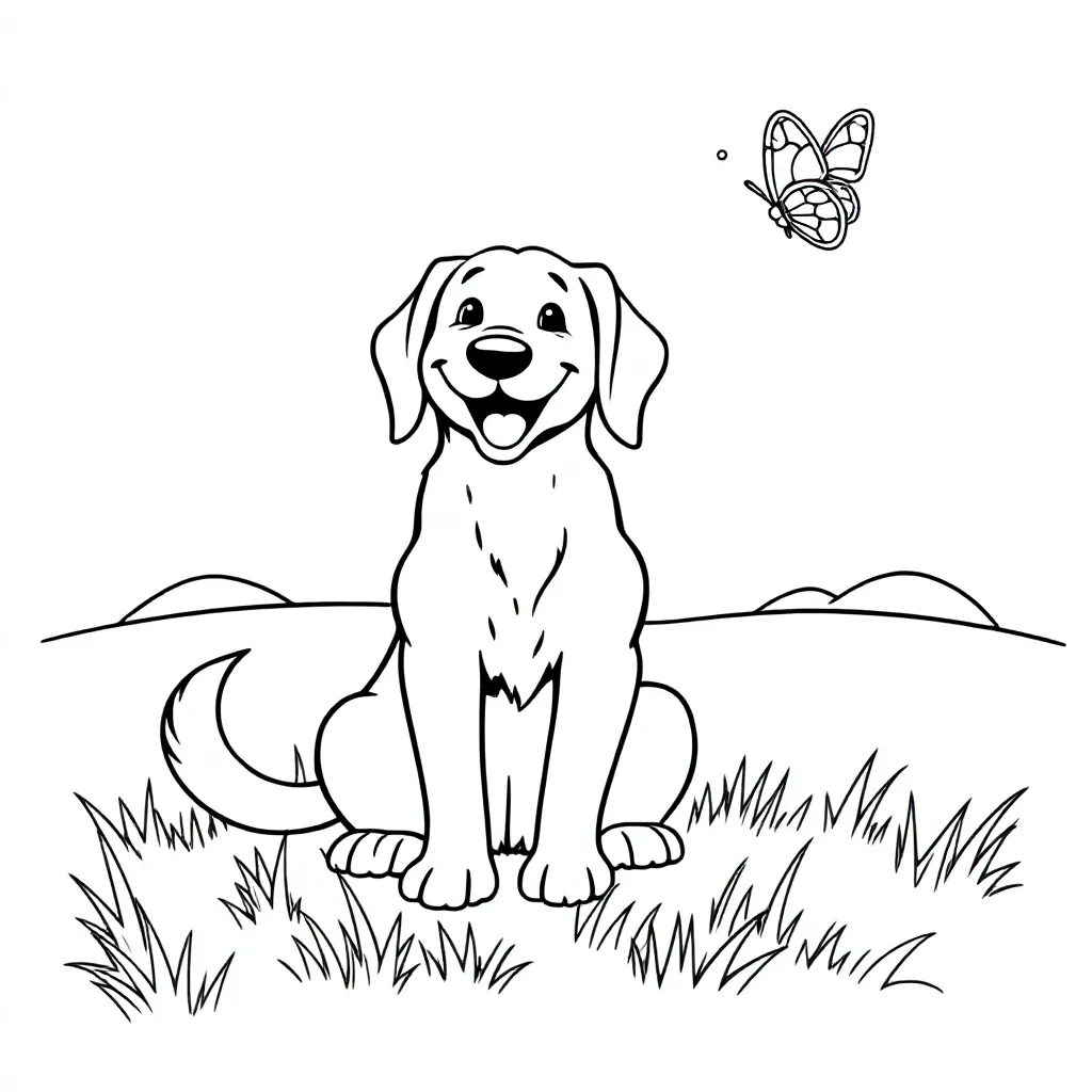 hond je bent lief groetjes leontien coloring page for children