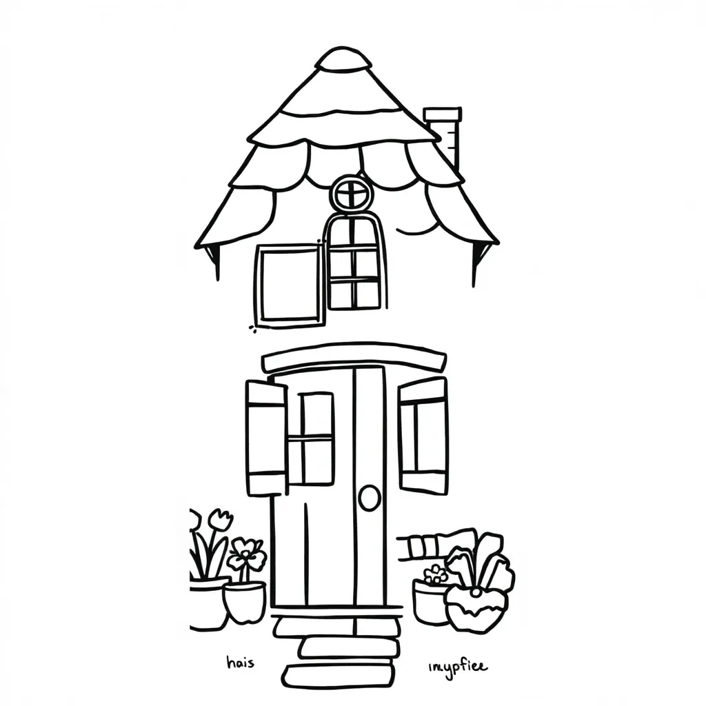 Huisdieren Geheim Creatief Kinderen Tekenen coloring page for children