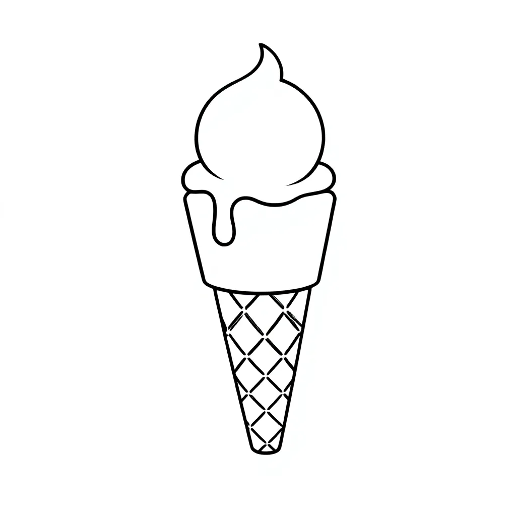 Ijsje coloring page for children