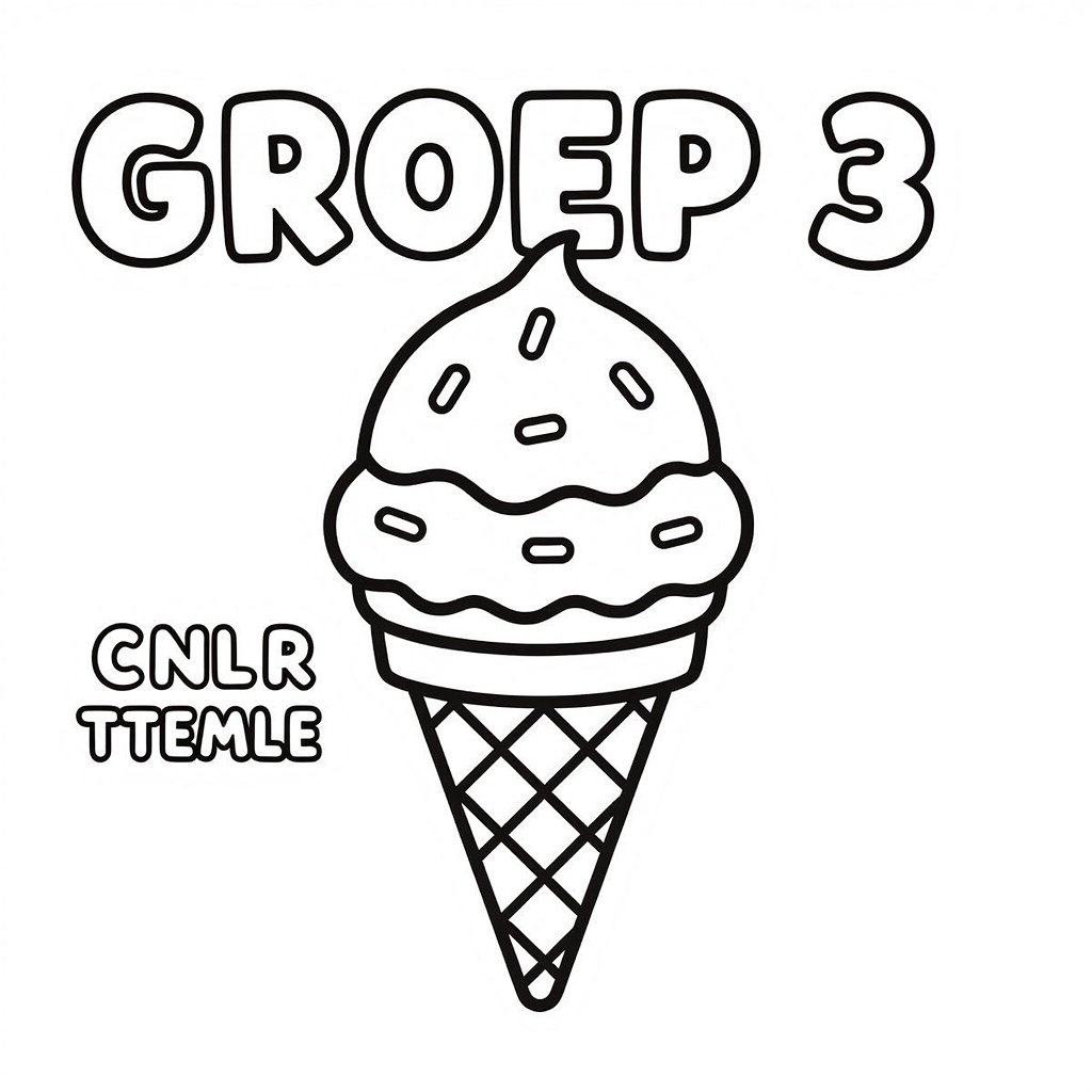 ijsje coloring page for children