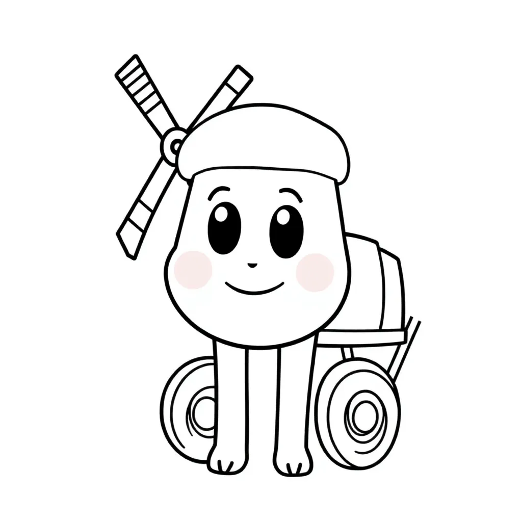 Feuille de coloriage pour enfants