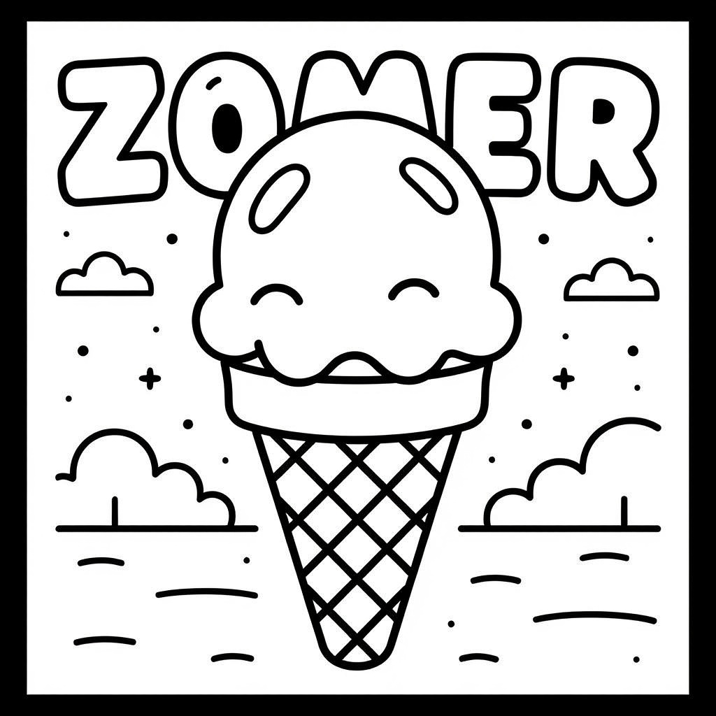 ik wil iets dat te maken heeft met ijs en waarvoor ik nie... coloring page for children