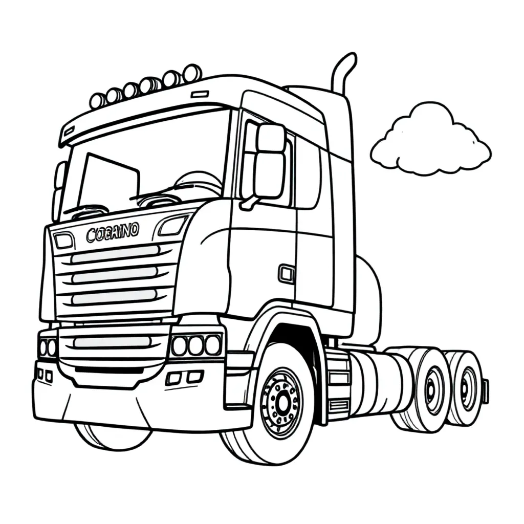 Img Srchttpswwwvlastuin Truckopbouwnlwp Contentgallerysca... coloring page for children