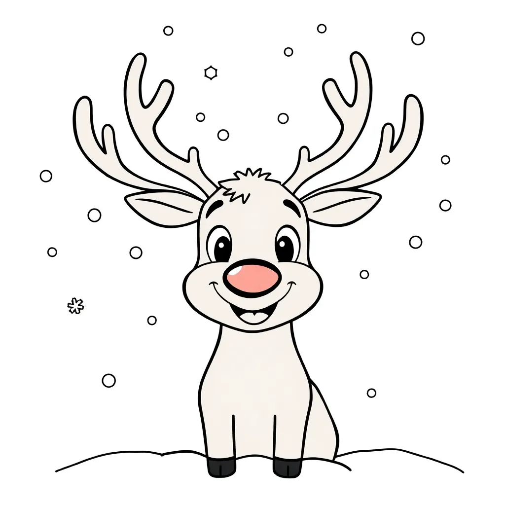 Kerst Kleurplaten coloring page for children