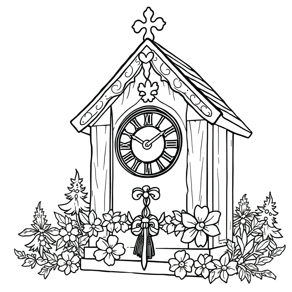 Kerstklok Hulst Feestdagen Kerst Seizoenen coloring page for children
